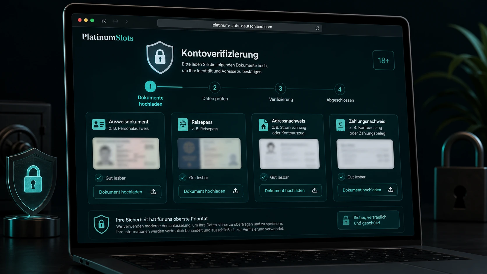 Verifizierung des Kontos